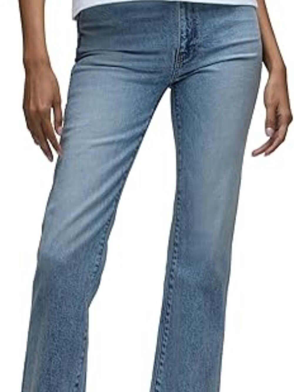 HUDSON Women's Brooks Nader Breaux Envie High-Rise Straight Ankle Jean Size-30